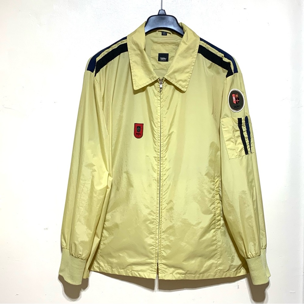 NWOT Mossimo Men’s Yellow Unlined Windbreaker Light Jacket Size XL